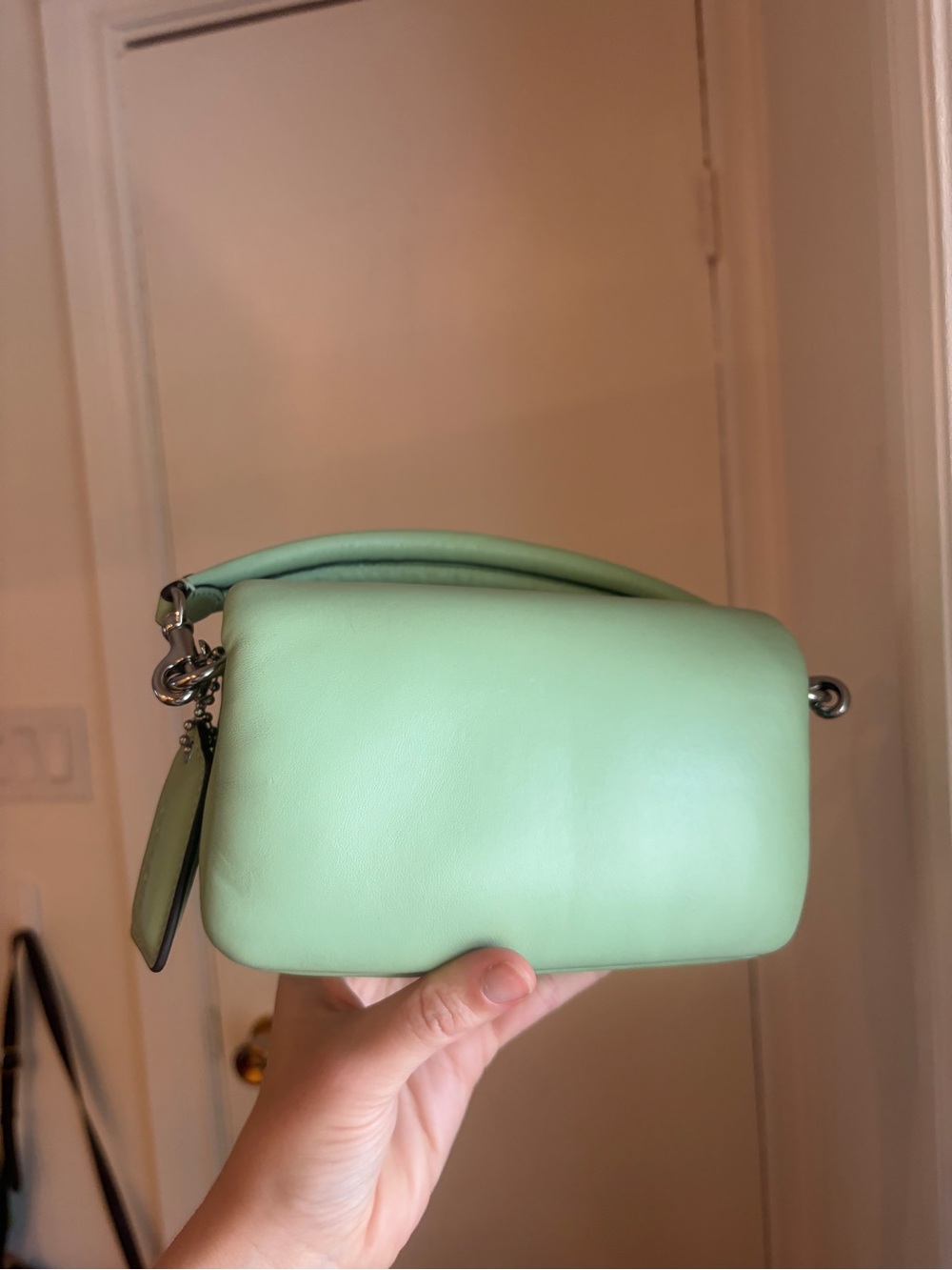 Coach pillow Tabby 18 Shoulder Bag in Pistachio - Picture 4 of 14